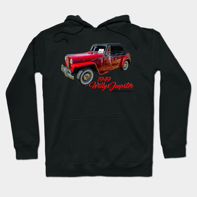 1949 Willys Jeepster Convertible Hoodie by Gestalt Imagery